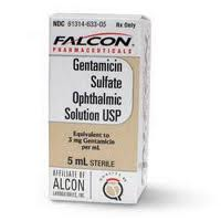 Generic Gentamicin Ophtalmic 5ml.